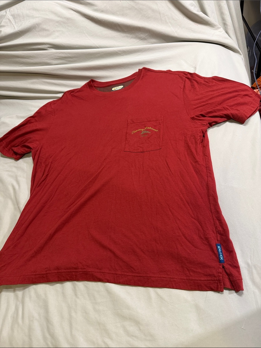 Tommy Bahama Crimson Pocket Short Sleeve Tee